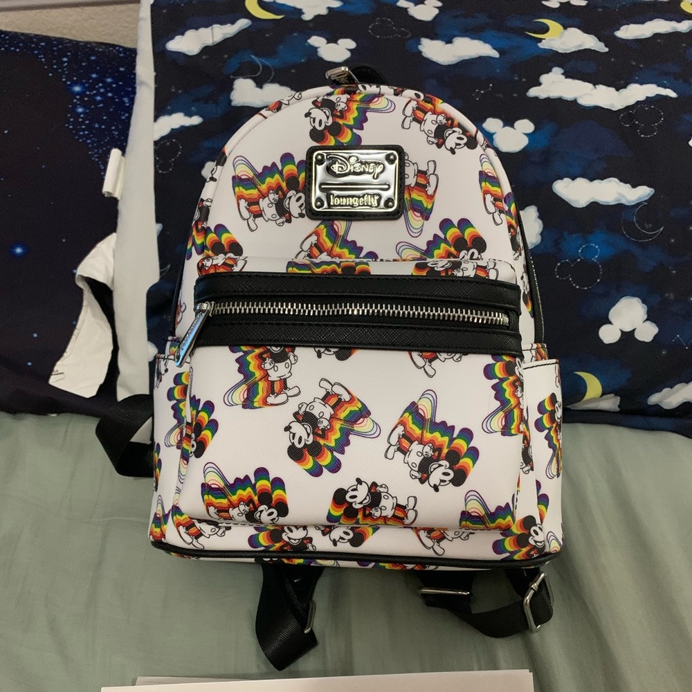 Rainbow Mickey disney Loungefly